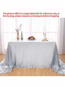 1 bucată față de masă cu sclipici auriu/argintiu, husă de masă metalică strălucitoare pentru petrecere de aniversare, Halloween, nuntă, decor pentru banchete la hotel, stil nordic