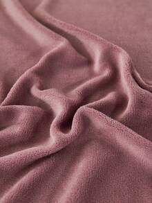 2 Stücke/Set staubiges Rosa super weiche Samt warme flauschige einfarbige Kissenbezüge aus Kristall-Fleece, kuschelig, leicht, mit Umschlagverschluss, einfarbig, Bett Kissenbezug, für Schlafzimmer, Studentenwohnheim, Bettwäsche, Einzelbett, Queensize, Kingsize