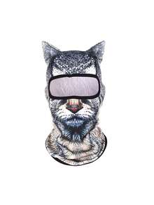 1 Stück/2 Stücke Unisex Radfahren Tier Gesichtsmaske Sonnenhut Balaclava, geeignet für den täglichen Gebrauch, Radfahren, Outdoor-Wandern, Skifahren