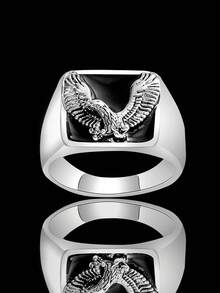 男士飛鷹鍍金戒指,嘻哈潮流