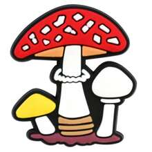 21Pcs Colorful Mushroom Series Shoe Charms For Clogs Shoe DIY Decoration Premium Quality Popular Charms Accessories Bubble Slides Sandals, PVC Shoe Decorations Beach Bag Accessories Great Gift For Teens Men Women And Adults