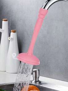 1个水龙头延长杆旋转节水水槽喷头柔性厨房浴室水龙头延长器 - 彩色 - 查看 6