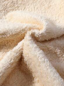 Men's Fleece Hoodie, Minimalist Design, Easy To Match, Winter Style, Valentine's Day Gift - Grey - View 5