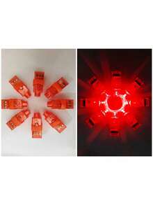 5/10/20/40 piezas Luces de dedo LED, Linternas mini a pilas, Linternas de dedo LED de múltiples colores, Adecuadas para regalos de cumpleaños, bares, fiestas, Pascua, Halloween, Navidad y Año Nuevo, Accesorios de fiesta de luz nocturna (con pilas) - Unitalla - Ver 16
