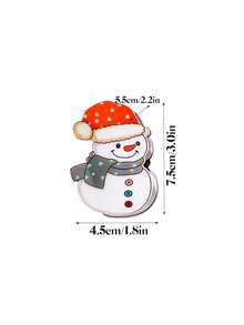 4 piezas/2 piezas/1 pieza Clip de pelo con diseño de muñeco de nieve navideño, accesorio de pelo dulce, clip de pelo con forma de muñeco de nieve de invierno, antideslizante, clip de pelo navideño, clip de pelo de fijación fuerte, accesorio de pelo navideño. Accesorios de pelo lindos como regalos de Navidad. Pinzas de pelo de gran tamaño, accesorios de pelo navideños, pinzas de pelo con diseño de muñeco de nieve navideño, adecuadas para diferentes tipos de cabello
