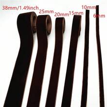 6mm 10mm 15mm 20mm 25mm 38mm Coffee Velvet Ribbon Handmade Bows & Ribbons Wedding Party Decoration Ribbon For Gift Wrapping DIY Hair Sewing Crafts