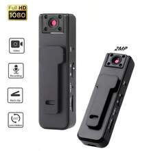 1pc Multi-Functional Portable Law Enforcement Camera, 1080P HD Smart Mini Body Camera, 180° Rotatable Lens, Permanent Recording, Night Vision And Wide Angle, USB Rechargeable - Suitable For Law Enforcement, Security, Cycling, Travel And Life Recording - Black - View 3