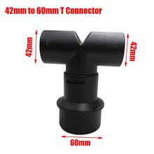 1 pieza Tubo de calefacción de aire de 60 mm de diámetro x 100 cm de longitud, conector de escape de salida, adecuado para el conector de conducto de salida del calentador Webasto Eberspaecher