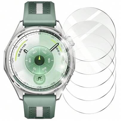 واقي شاشة لساعة HW Watch GT 6/5/4/ GT6 GT5 Pro GT4 بمقاس 46 مم و 42 مم و 41 مم، من الزجاج المقسى، فيلم واقي من الخدش، إكسسوارات