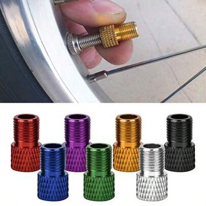 4pcs Quick Release Valve Adapter, Suitable For Mountain Bikes And Motorcycles, Durable And Easy To Use, Tire Inflation Accessories, Essential Cycling Accessories