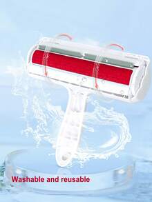 1pc Reusable Portable Lint Roller,Dogs And Cats Lint Remover,Pet Hair Remover For Dogs & Cats,Brush For Furniture Clothing Christmas Gift,Suitable For Furniture, Sofa, Carpet, Clothes And Bedding-Portable Multi-Surface Fur Removal Tool