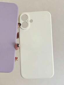 Shockproof Anti-Fingerprint Silicone Phone Case Compatible With Apple 16/15/14/13/12 Pro Max Waterproof Anti-Fall Scratch Resistant - 白色 - 查看 4