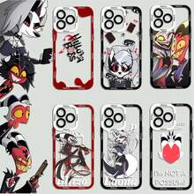 Phone Case Compatible With  16 E 15 14 13 12 11 Pro Max Plus Mini X XS XR SE 2020 2022 Hazbin HotelFunda Coque, Cover Compatible With  17 Pro Max Case,  17 Pro Case,  17 Case,  16 Pro Max Case - 3 - Xem 3