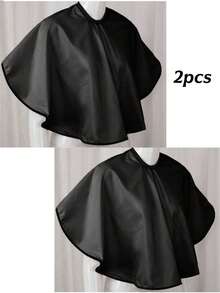 5pcs Oversized Perming & Dyeing Foil Capes, Waterproof Hairdressing Accessories - Black - View 16