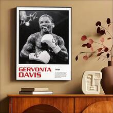 1 pieza, Póster de boxeo de Gervonta Davis sin marco, Arte en lienzo de Tank Davis, Abdul Wahid Tank - Multicolor - Ver 6