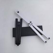 1件裝加重蝴蝶訓練器，塑膠折疊訓練用，未開鋒烏賊 Cosplay 服裝道具 - 黑色 - 查看 4