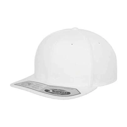 Yupoong Getailleerde Snapback Cap (Wit)