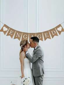 Custom Birthday Banner, Personliazed Texts Christmas Banner Decorations, Festive Home Decor, Vintage Lettering, Handcrafted Look, Home Decorators, Birthday Decoration, Backdrop, Photo Tapestry, Door Banner, Wall Tapestry, Flag. Personalized Wedding Engagement Party Decorations With Names & Dates, For Bridal Showers, Anniversaries, Indoor/Outdoor Events - Anniversary Celebration, Vintage Style, Event Organizers - Multicolor - View 11