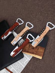 Customized Text/Logo Multi-Function Bottle Opener, Wedding Party Gifts, Engagement/Groomsman/Bridesmaid Gifts, Bachelor Party Gifts, Birthday Gifts, Wooden Carved Gifts, Creative Beverage Bottle Opener Party, Special Gifts For Him/Her, Anniversary Gifts