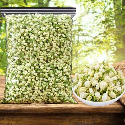 200g/300g Natural High-Quality Jasmine Flower Petals, Suitable For Indoor Home Decor, Dried Flower Decoration, Fragrant For DIY Soap Making, Sachet, Birthday, Festival Party, Wedding Decoration, Also Can Be Used As Colorful Flower Petal Confetti, Gift Packaging Filler.