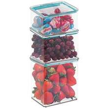 InterDesign Pantry Contenedor organizador de almacenamiento de alimentos para cocina con tapa con bisagras herméticas, 1.5 cuartos de galón, Pequeño, Extra Small, , 1(Mediano) - Tipo 3 - Ver 4