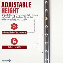 Forearm CrutchesYouth 4 2 To 5 2 PushButton Height Adjustment For Arms And Legs Comfortable Hand Grips 300 Lb. Weight Capacity 1 Pair - 青年 - 查看 5