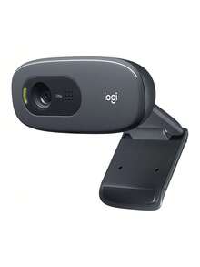 Logitech C270 PC Webcam With HD Quality, Automatic Noise Reduction Microphone, Intelligent Light Correction, Wide-Angle Lens, Plug-And-Play, And Multi-Platform Compatibility