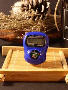 1 pieza/5 piezas/10 piezas Nuevo contador, Ramadán, Navidad, Halloween, Festivo, Contador de botón electrónico manual, Contador de anillo compacto y portátil, Contador de presión con el pulgar, Adecuado para aprendizaje, deportes y otras actividades de conteo - Multicolor - Ver 3