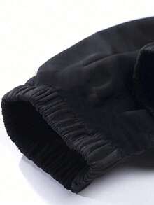 1件装 青少年男童嘻哈街头户外百搭简约多口袋抽绳裤，秋冬季 - 黑色 - 查看 5