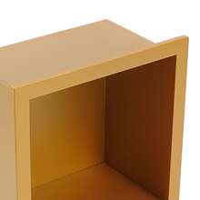 YUNRUX Bathroom Recess, Built-In Wardrobe, Built-In Wall Wardrobe - Gold - View 4