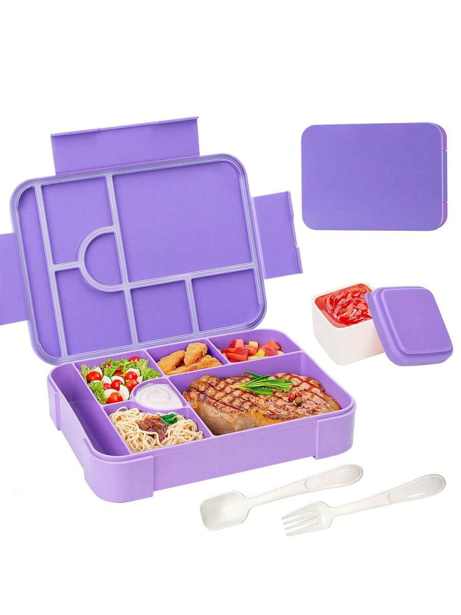 Cutie Bento de mare valoare, sigilată cu 1 compartiment, cutie de prânz portabilă pentru microunde, cutie simplă pentru fructe în culoare solidă, esențială pentru copii, studenți, lucrători la birou, reutilizabilă pentru picnic în camping în aer liber