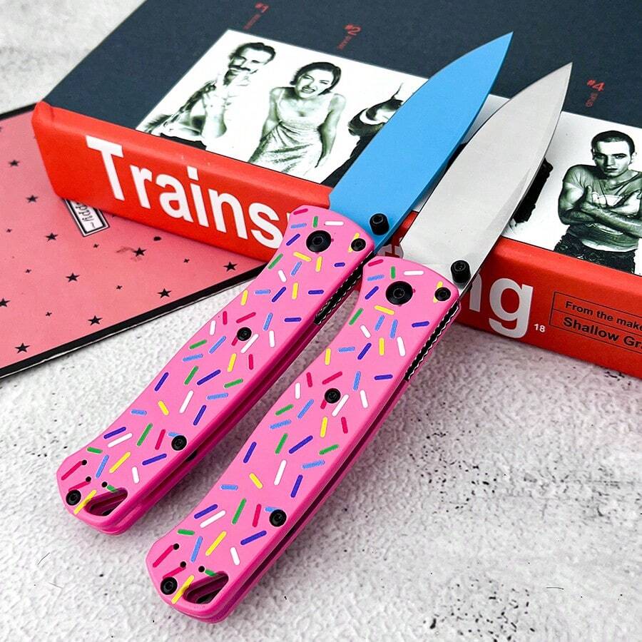 Hot 535 Pocket Folding Knife D2 Steel Blade G10 Handle Portable Multi-Tool EDC Self Defense Rescue Carry Outdoor Knife - Tổng chiều dài 18,8cm Chiều dài lưỡi dao 7,5cm Chiều dài tay cầm 10,8cm - Xem 1