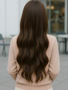 Natural And Beautiful Straight And Soft Curls / Bangs Create A Slimming Effect. Perfect For Korean And Japanese Styles. 65cm / Natural Brown / Smooth, Subtle Shine, And A Natural Finish / Perfect For Everyday Use, Cosplay, Events, And Photography. Lightweight And Breathable Net Cap For Comfort. Natural Flow And Volume Create A Natural Look.