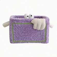 سلة تخزين كرتونية قابلة للطي على طراز Ins مناسبة لتخزين مختلف الوجبات الخفيفة والألعاب