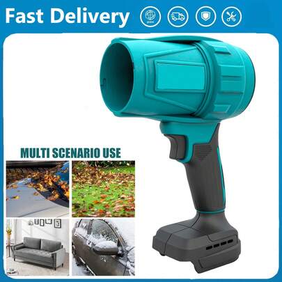 Electric Suction Vacuum Compatible With Makita Battery (No Battery Included), Multifunctional Cordless Leaf Blower, Handheld Air Blower 18V Tool Ideal For Computer/ Furniture/ Car/ Garden