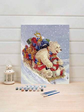 40*50CM Juego de Pintura al Óleo Digital DIY: Ilumina una Vida Creativa, Pinta un Mundo Colorido. Pintura al Óleo Digital DIY, Inicia tu Viaje Artístico. Es la Mezcla Perfecta de Creatividad y Diversión, una Opción Interactiva, para Compartir en Pareja y de Relajación Personal. Lienzo de Alta Calidad, Textura Fina, Llevando tus Sueños Artísticos.