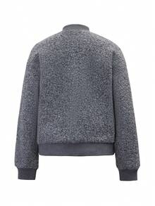 Vaiaye Women's Winter Fashion Elegant Solid Color Woven Long Sleeve Jacket, Suitable For Autumn And Winter, Thanksgiving And Christmas