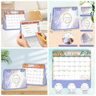 Motivational Desktop Calendar Self Care Quotes Small Daily Flip Calendar With Inspirational Quotes, Desk Office Decor Inspirational Gifts Teacher Girl