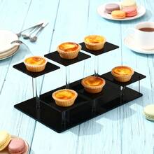 1 件亚克力蛋糕展示架、小雕像、香水、纸杯蛋糕展示架、优雅收藏品和化妆品收纳架、家居和商业展示架 - 彩色 - 查看 6