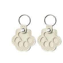 20 Stück Leder Haustier Haar Aufbewahrung Schlüsselanhänger, kreative Haustier Fell Sammel Hängedekoration, süßes Katzen- & Hunde-Haar Accessoire