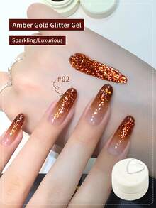 annies Sơn móng tay dạng gel nhũ lấp lánh 4 màu, hiệu ứng bùng nổ, sơn gel nghệ thuật móng tay UV lấp lánh, dễ tẩy rửa. - Nhiều màu - Xem 12