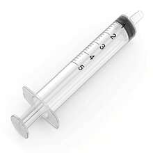 40PCS 5ML Syringe No Needle Plastic Syringe Scientific Labs, Measuring, Watering,Refilling, Pets, Oil Or Glue Applicator - 白色 - 查看 7