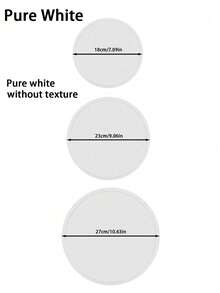 1pc/3pcs Round Marble Pattern Storage Tray, Bathroom Organizer Rack, Easy To Clean, Candle/Fragrance Holder, Silicone Vanity Tray, Jewelry Dish, Ideal For Liquid Soap, Shampoo, Spice Jars, Vase Mat In Home, Bathroom, Kitchen, Living Room, Coffee Table, Dining Room Plates Plate Kitchen Decor Trays Fruit Tray Tray Decor Gifts Birthday Graduation - Multicolor - View 26