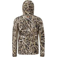 UPF 50+ Lightweight Camo Hoodie Quick Dry Performance Long Sleeve Fishing Shirt With Hood For Men - 乾蘆葦 - 查看 2