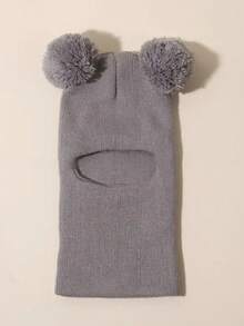 儿童护耳帽配围巾，男女童保暖针织冬帽 - 針織帽 - 查看 8