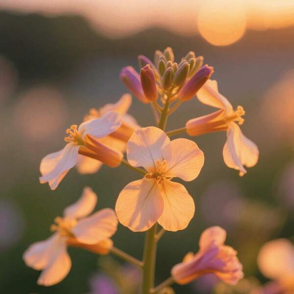 100 Seeds February Orchid Garden Corner Flower Seeds Outdoor Border Filling Natural Wild Charm Adorn Garden Blanks