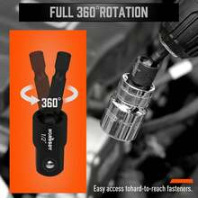 Impact Drill Socket Adapter Set And Universal Joints Socket Set 9-Piece 1/4" 3/8" And 1/2" Driver Socket Adapter, Power Drill - 1 - Xem 6