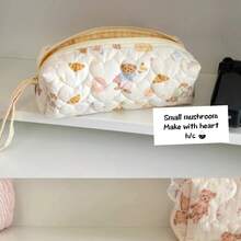 1个超漂亮的儿童铅笔盒，2025年热销新款，儿童文具收纳袋，便携式铅笔盒，多功能收纳袋，可用作化妆包，适用于化妆刷收纳，护肤品收纳，口红和耳机收纳，轻巧，简约，时尚，现代，桌面装饰， - 彩色 - 查看 6