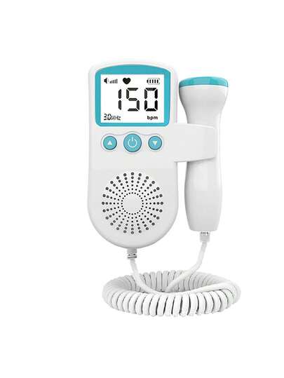 Monitor Ultrasonido Portátil Doppler Fetal para Escuchar los latidos de tu Bebe durante el Emabarazo Bisuling Varios Colores