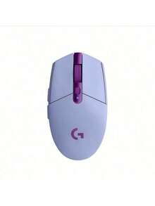 Logitech Chuột không dây nhẹ G304 với cảm biến chơi game hiệu suất cao, sáu nút có thể lập trình, thiết kế bàn phím yên tĩnh, di động và nhẹ, thích hợp cho văn phòng và chơi game, màu tím - Màu tím - Xem 1